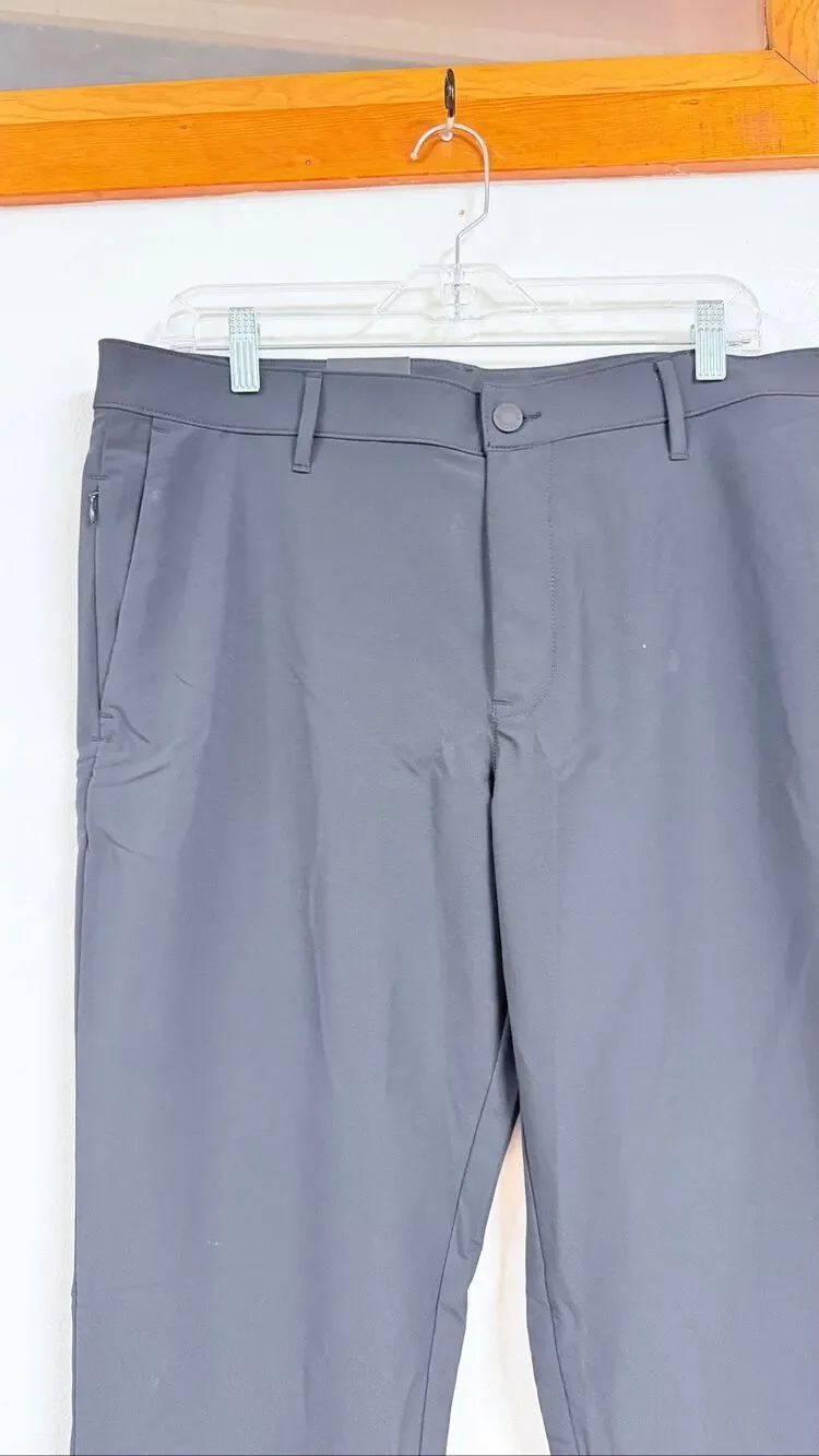 Banana Republic Men's Flat Front Performance Stretch Pants - Black (34x32) NWT B